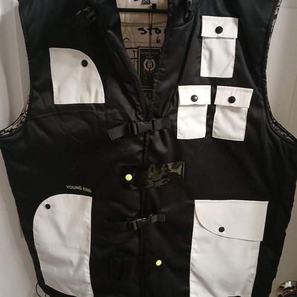 THC Puffer Vest, streetwear utility XXL - Picture 9 of 14